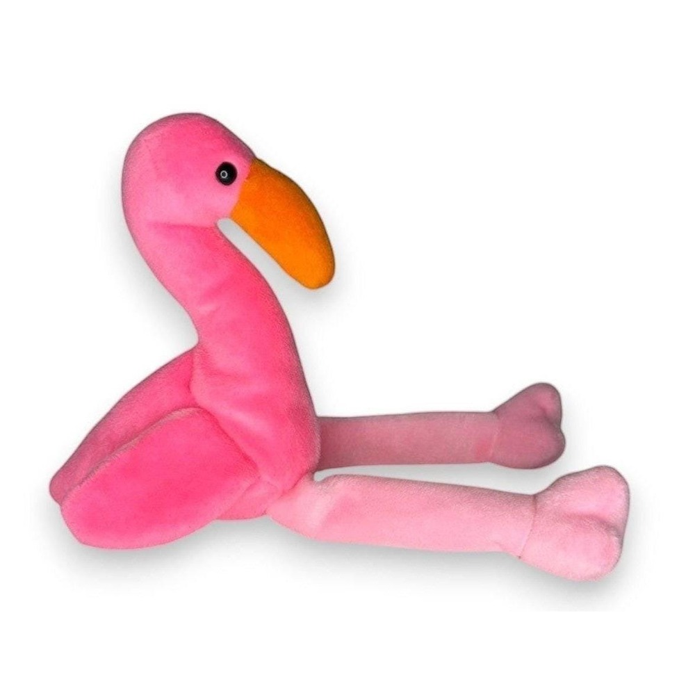 Pinky the Flamingo | Tropical Pink Beauty | Mint Heart Tag TY Beanie Baby - Picture 4 of 5